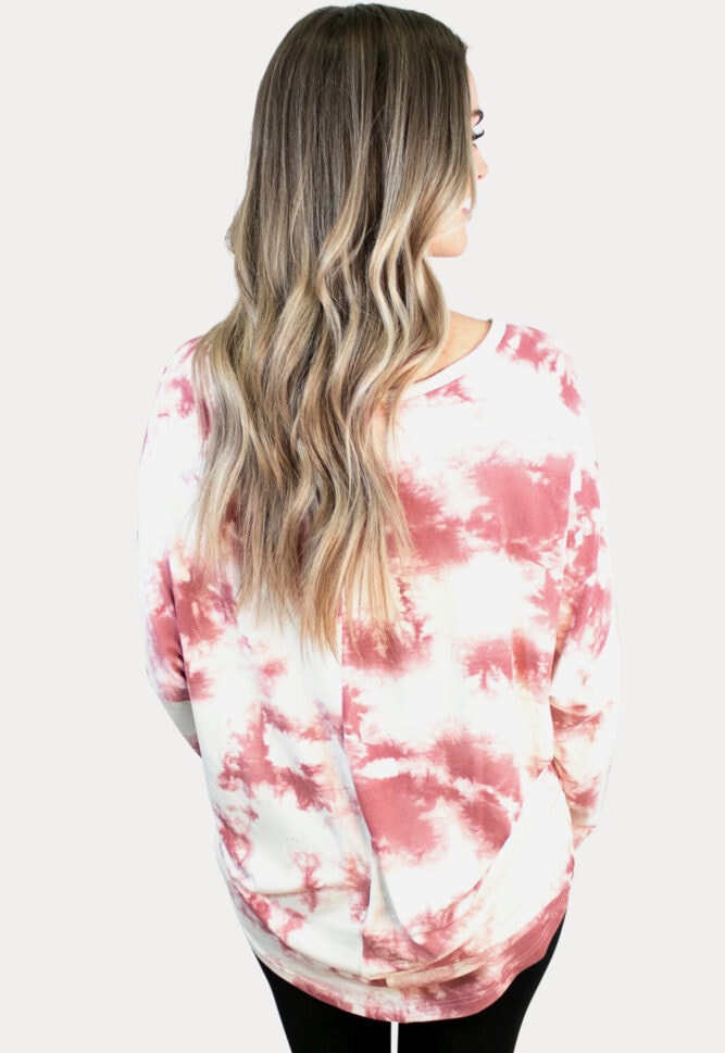 pink maternity top