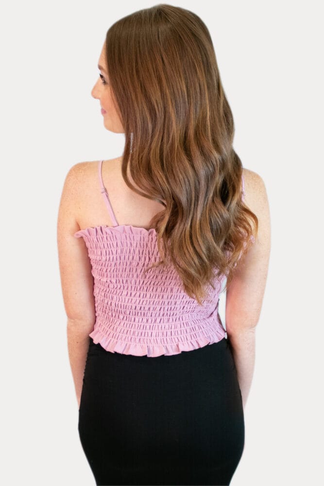 mauve maternity top