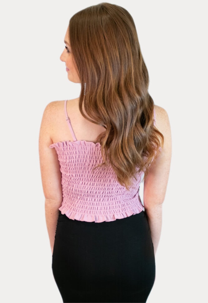 mauve maternity top