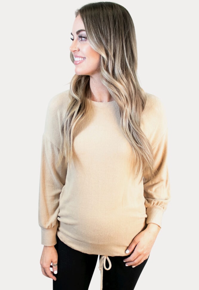 soft maternity top