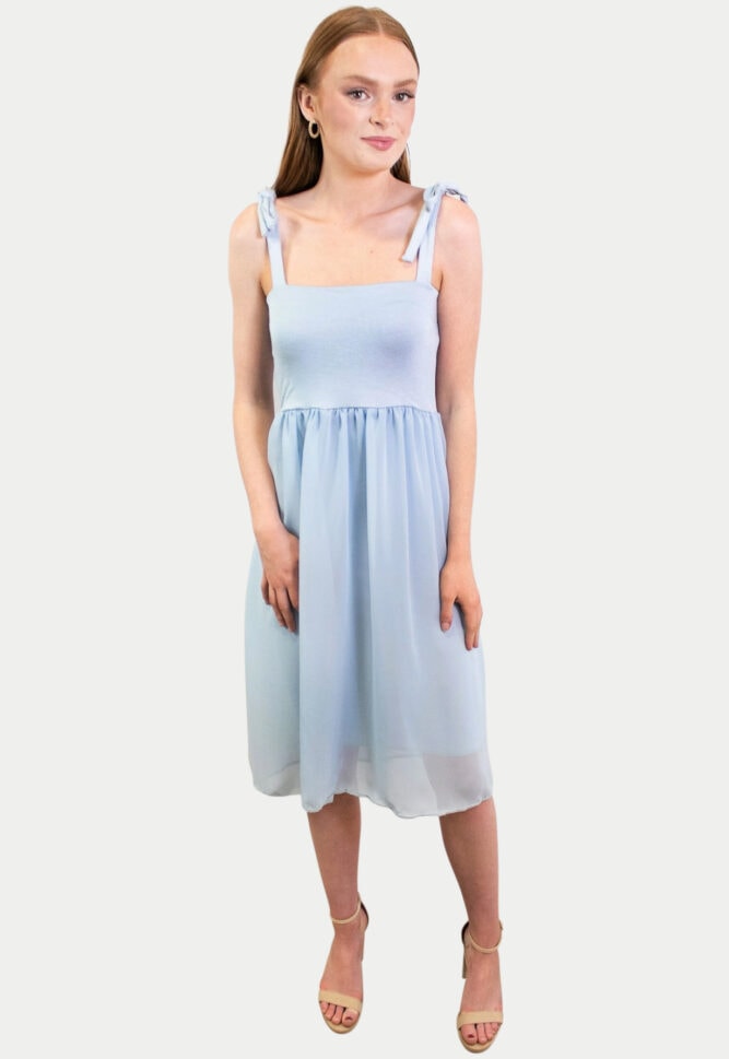 Bow Back Bridesmaid Dress