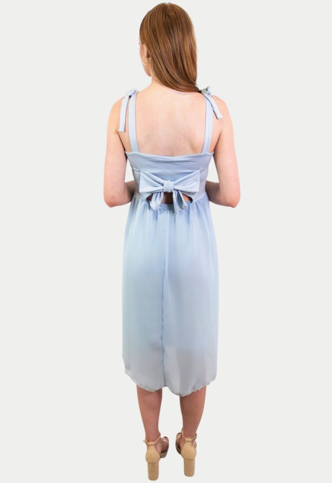 Bow Back Bridesmaid Dress
