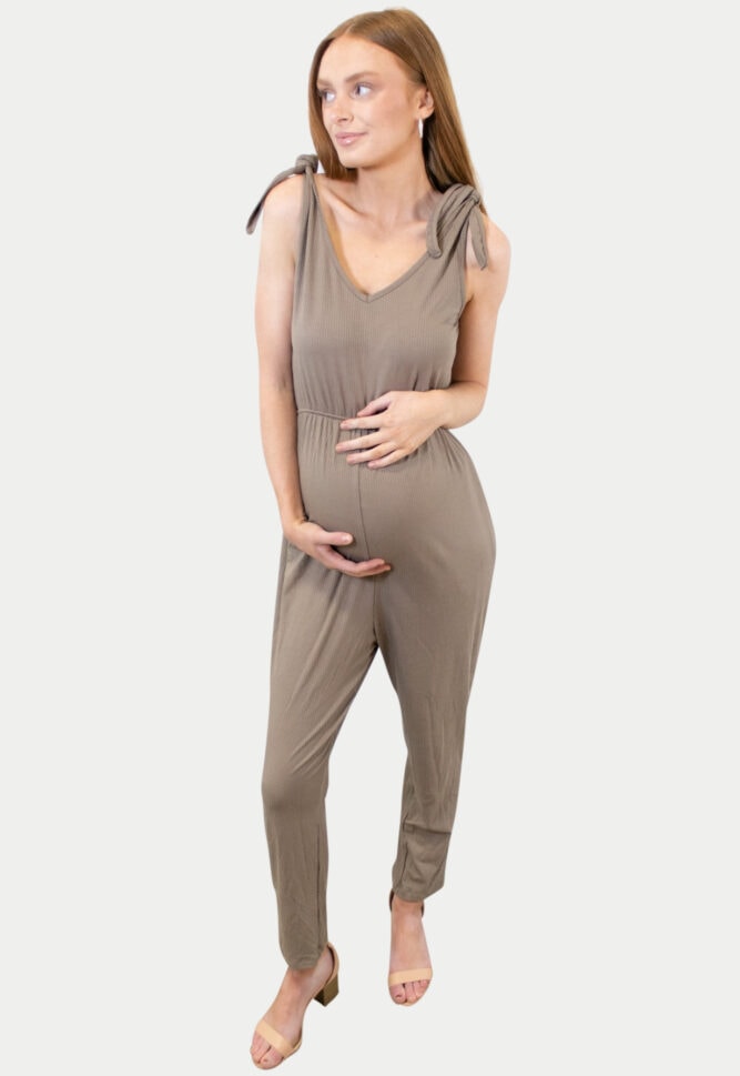 Ribbed Bumper in Toffee